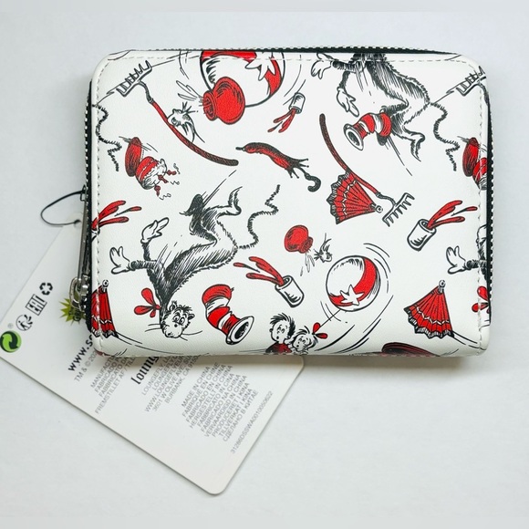 2024 Loungefly Universal Studios‎ Dr. Seuss Cat in the Hat Mini Backpack …